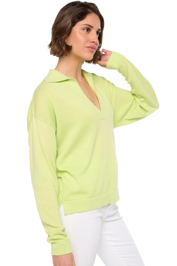 Cotone & Cashmere cashmere donna solene keylime xl